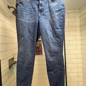 Sonoma Blue Skinny Jeans with Faded Wash